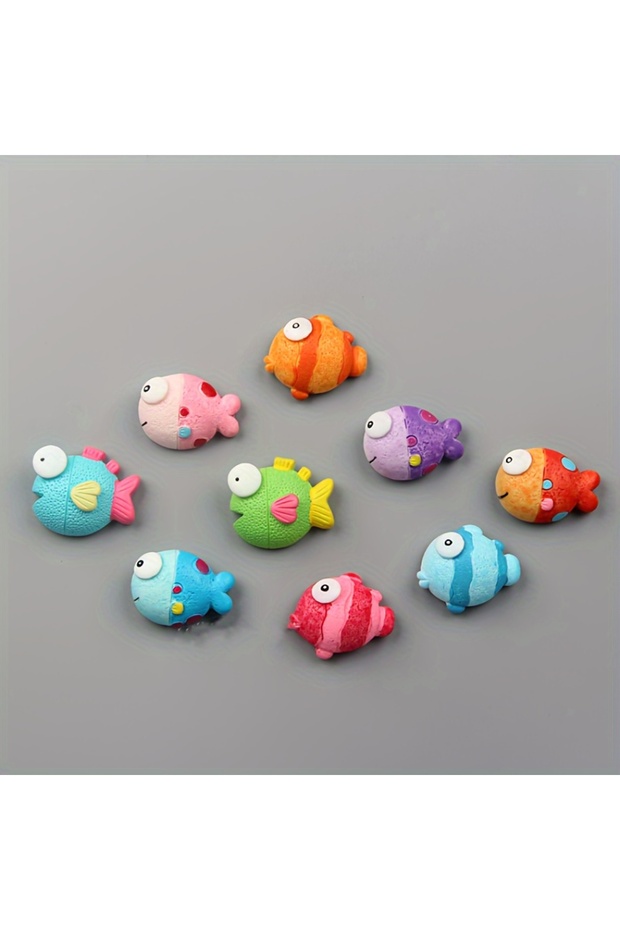 Random 5pcs 5pcs/set fish fridge magnet set office photo message Whiteboard refrigerator magnetic st