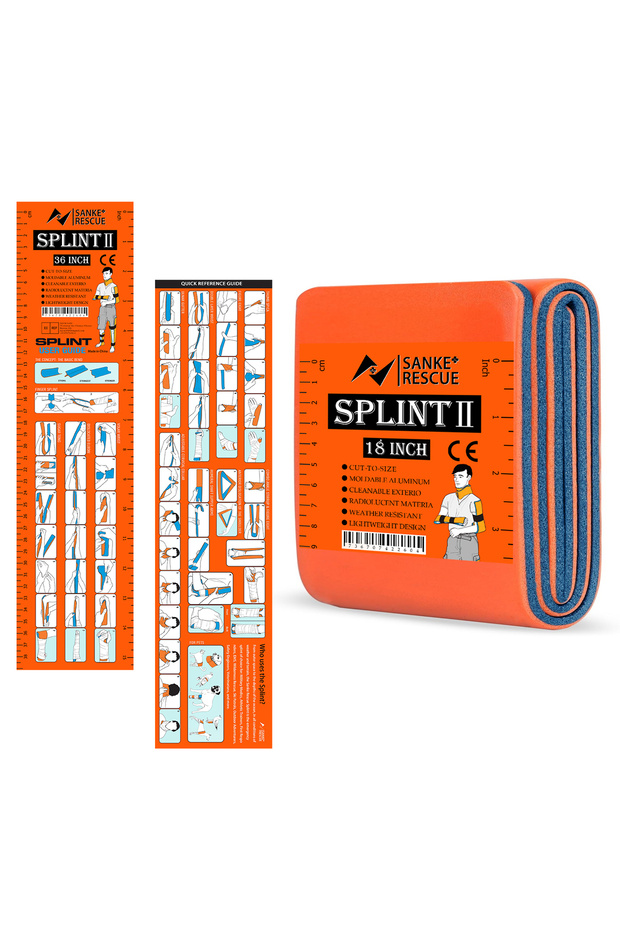 46cm 18inch High-Quality First Aid Splint 36/18"X4.3" SANKE RESCUE Wrist Thumb Support Tendonitis IF