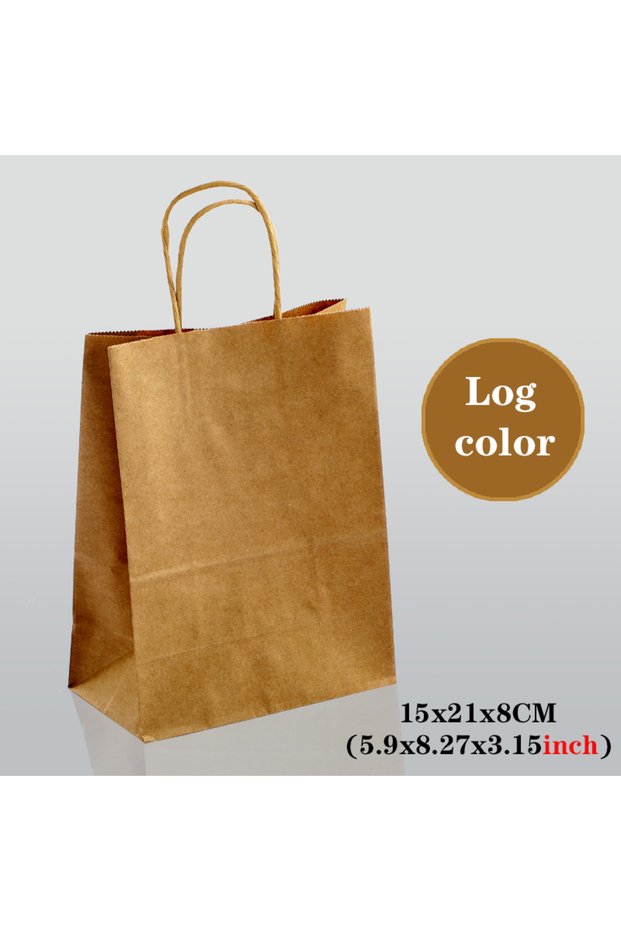 15x21cmx10PCS tree 10/30/50pcs Holiday Party Gift Bag Paper Bag with Handle Jewelry Shopping Bags Va