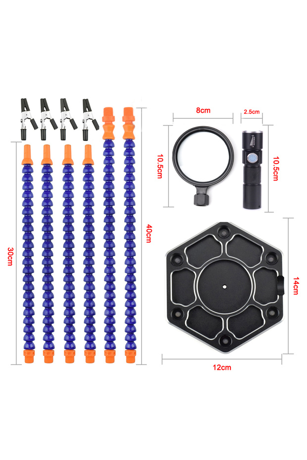6 claws Upgrade Ver Third Hand Soldering PCB Holder Tool Helping Hands Crafts Hobby Welding Station
