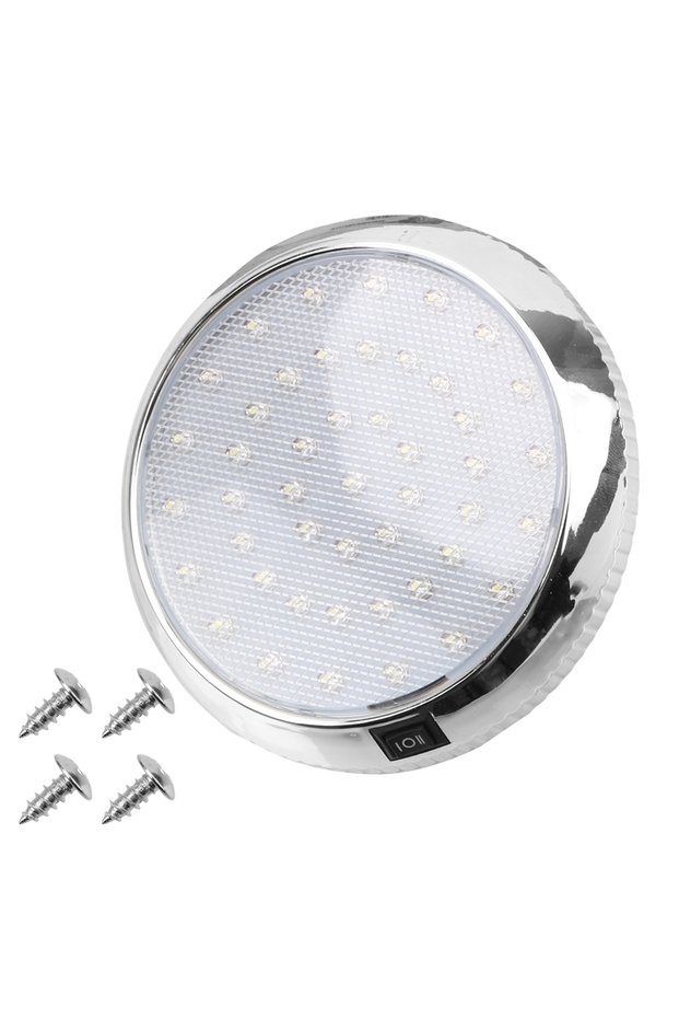 Warm White 12V Car Interior Light Reading Roof Ceiling Dome Lamp LED Auto Accessories For Campervan