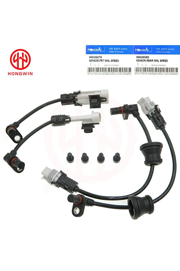 4pcs One Set ABS Wheel Speed Sensor Fits PPontiac Chevrolet Equinox Captiva SSaturn Opel 2007-2013 9