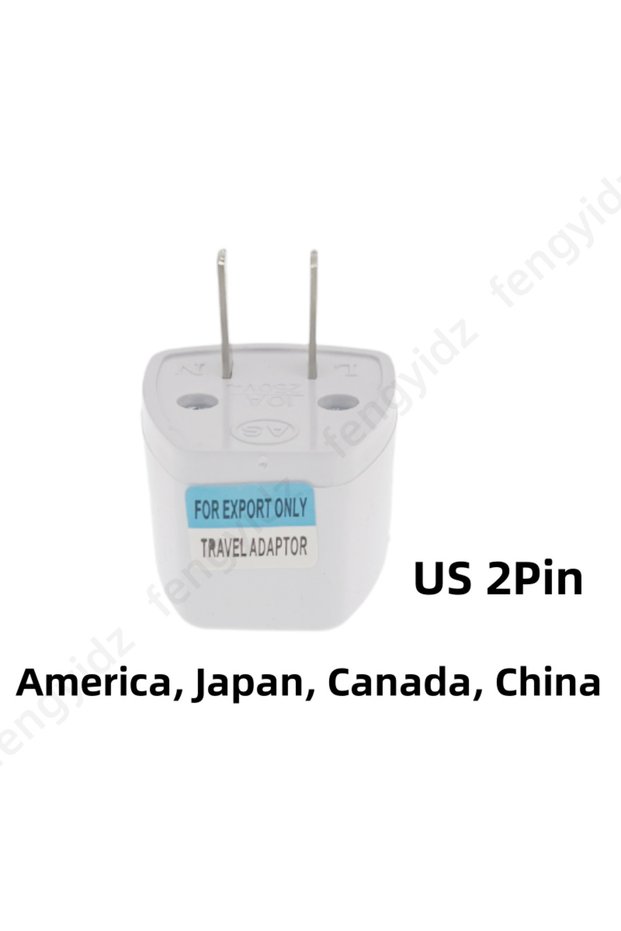US 2pin US To EU Plug Adapter Korea KR Euro Europea To America China Canada UK AU Universal Travel A
