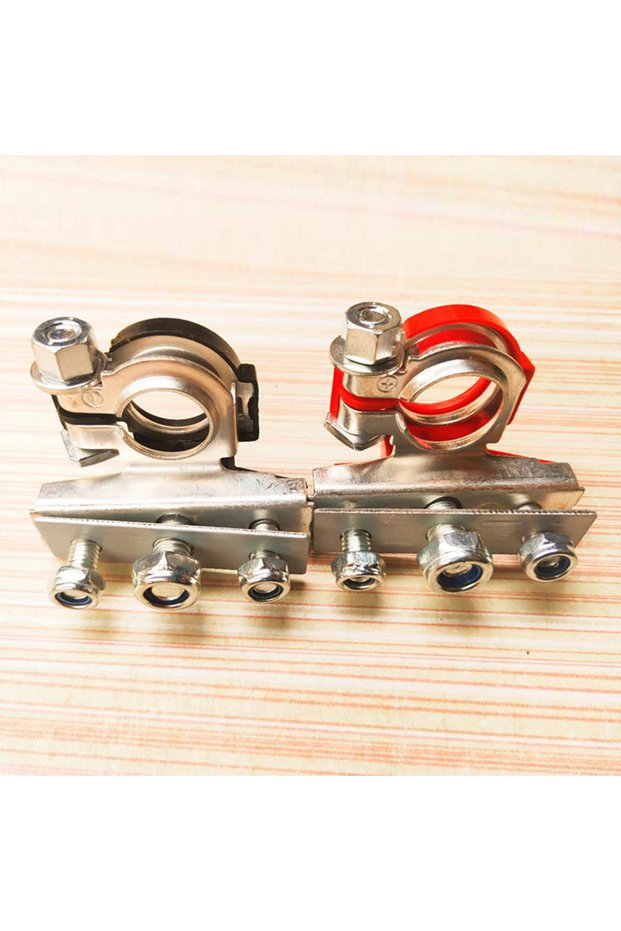 Galvanized 1Pair 12V 24V Automotive Car Top Post Battery Terminals Wire Cable Clamp Terminal Connect