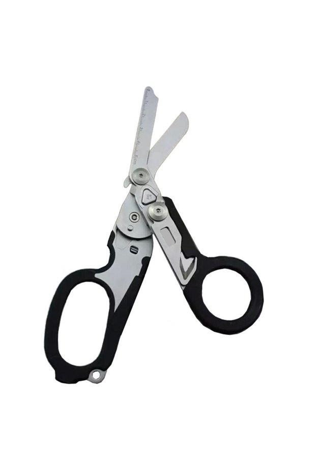 Black Tactical Trauma Shears Emergency Rescue Shear First Aid Kit Raptor Scissors Foldable Plier Out