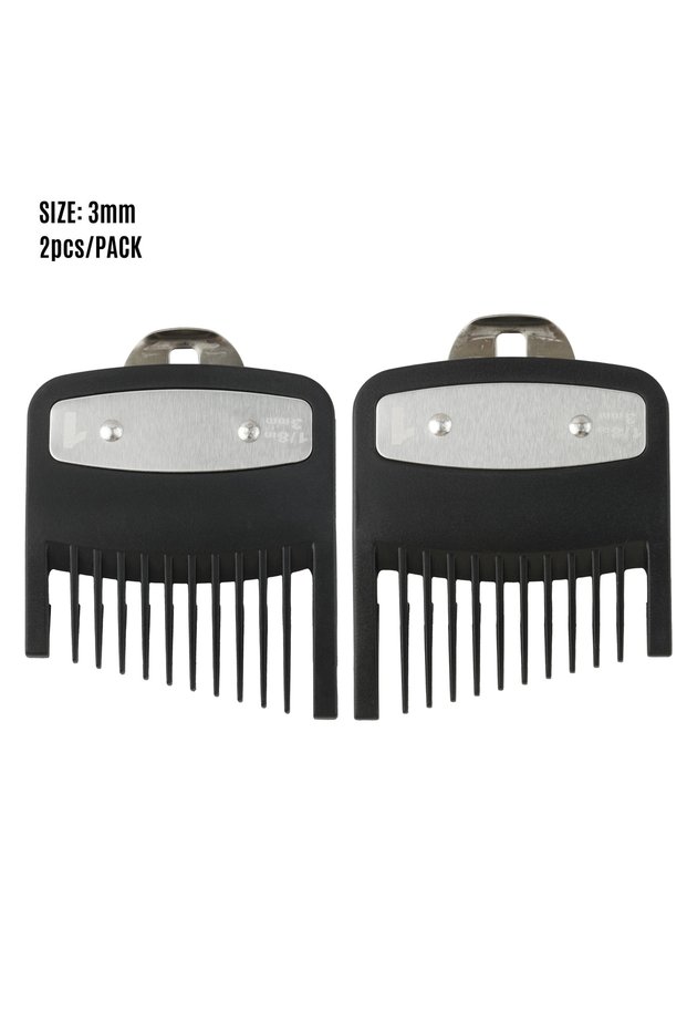 3mm 2Pcs Professional Sideburns Barber Haircut Guide Comb Hair Clipper Limit Combs Trimmer Guards At