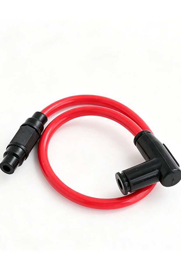 Red Universal Motorcycle Ignition Coil Spark Plug Iridium Power Cable For Dirt Bike Go Kart ATV Scoo