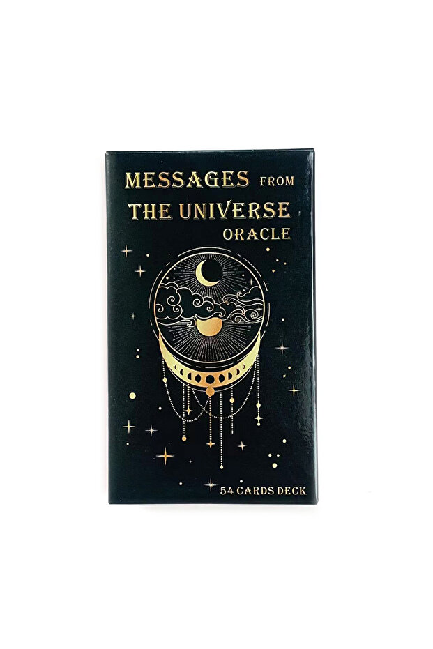 black NEW Messages From The Universe Oracle A 54 Cards Deck,English Version Of Fate Divination Card
