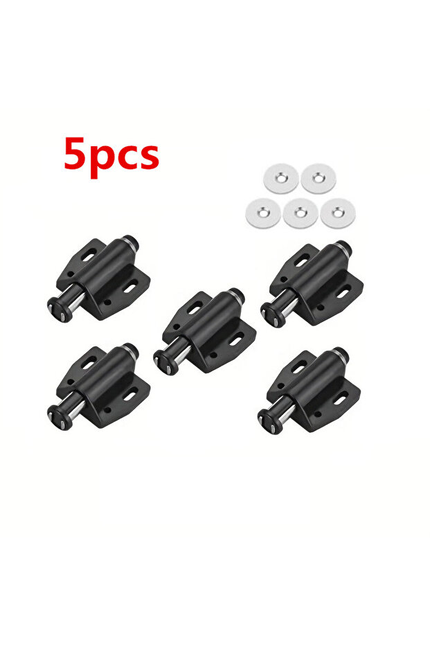 5pcs 5/10pcs Strong Magnetic Pressure Push To Open Touch Latch Cabinet Door Rebound Single Touch Mag
