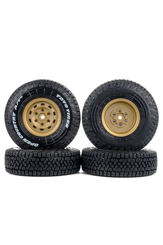 camel PYFORE 1.9In Climbing Tires 4PCS Metal Ball Joint Wheel Hub 105*34mm 12mm Hexagonal Connector