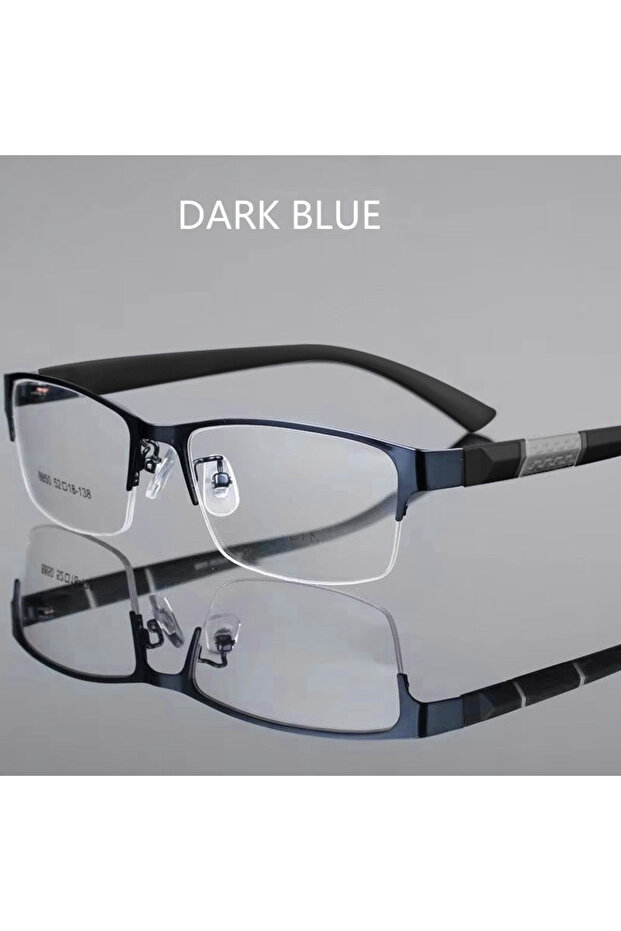 +150 Blue Men Reading Glasses Retro Business Hyperopia Glasses Anti Blue Light Reading Glasses 0 +1.