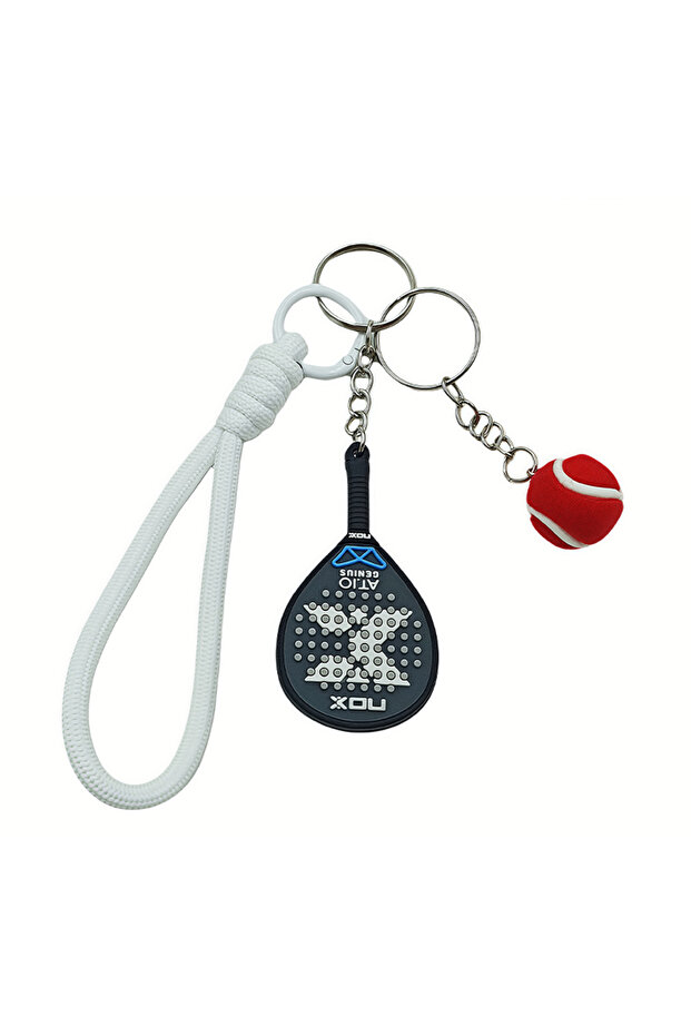 Nox keychain ball R Nox Keychain,padel accessories,Ball Shape,Colorful Strap,Perfect Christmas and B