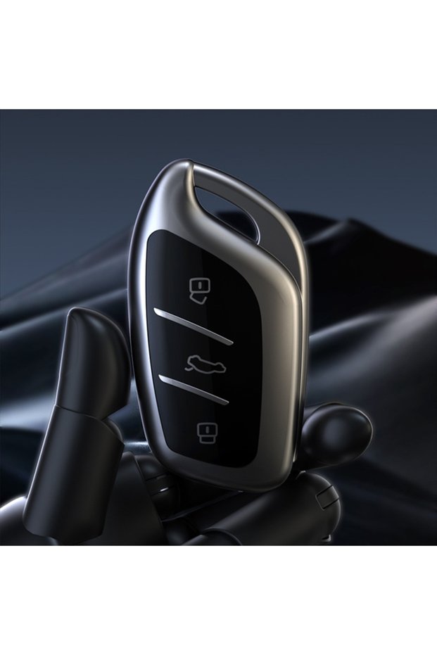 grey shell Car Remote Key Case Shell Cover for MG ZS HS 5 6 EZS Soft Transparent TPU Car Key Case fo