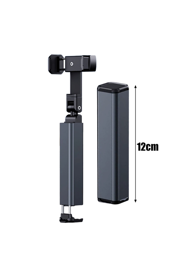 black 360 Degree Portable Travel Phone Holder Desktop Adjustable Rotatable Phone Stand for Airplane