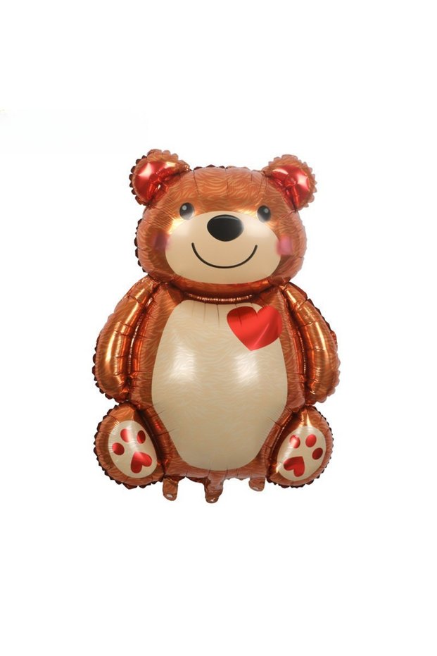 OTHER 1pc 1pc Large Bear Foil Balloon - Birthday Wedding Party Decoration, Huge Aluminum Film Balloo