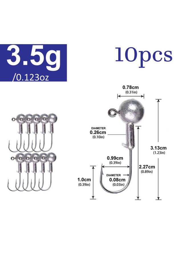 3.5g Lurestiker Box package 1g 2g 3g 4g 8g 10g 12g 14g 18g 20g 25g 28g crank fishing jig head hook f