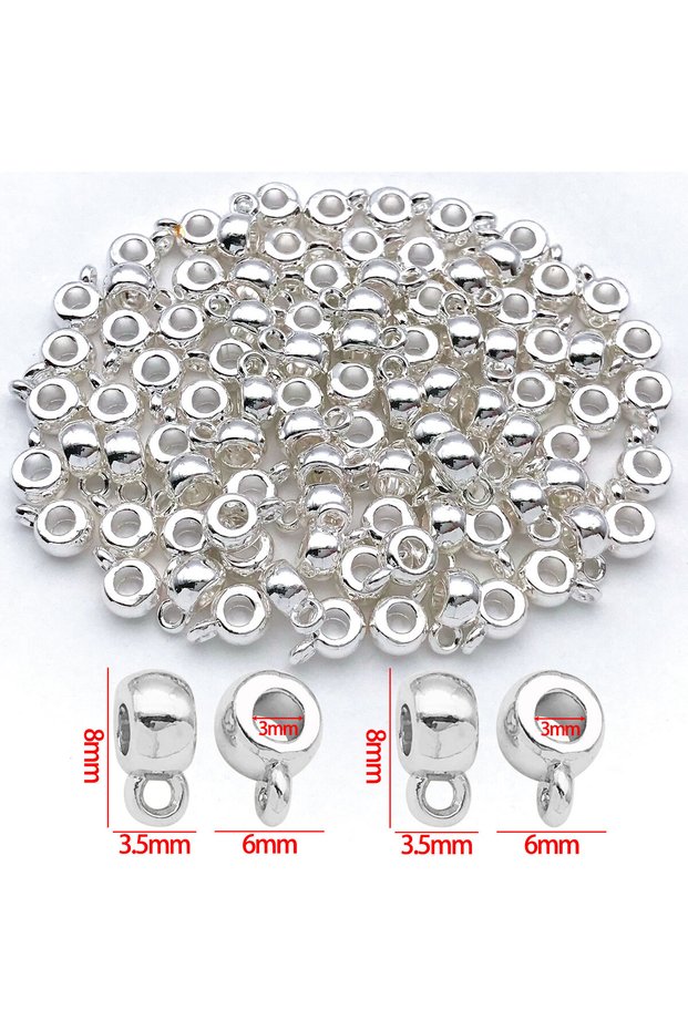 8x6x3.5mm Color 1 10pcs 18K Real Gold Plated Brass Charms Connectors, Spacer beads Loose beads For D