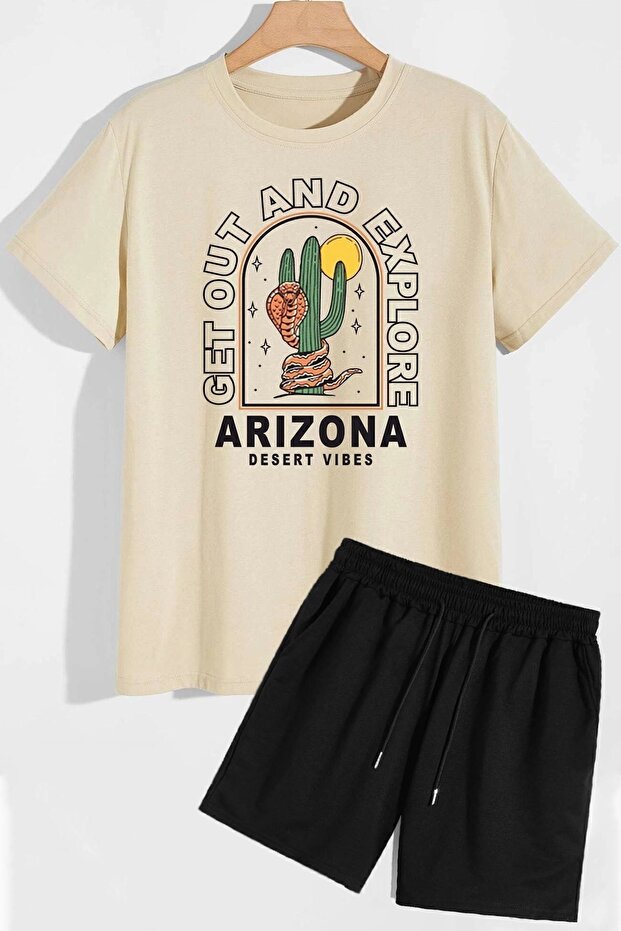 Arizona Shorts T-shirt Tracksuit Set