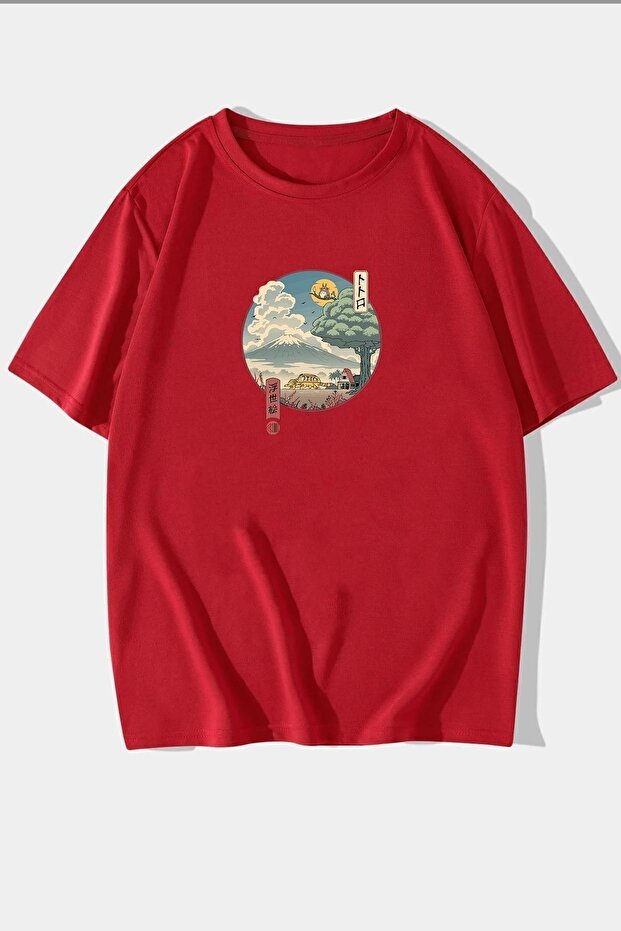 Unisex Neighbor's Ukiyo E Printed T-shirt