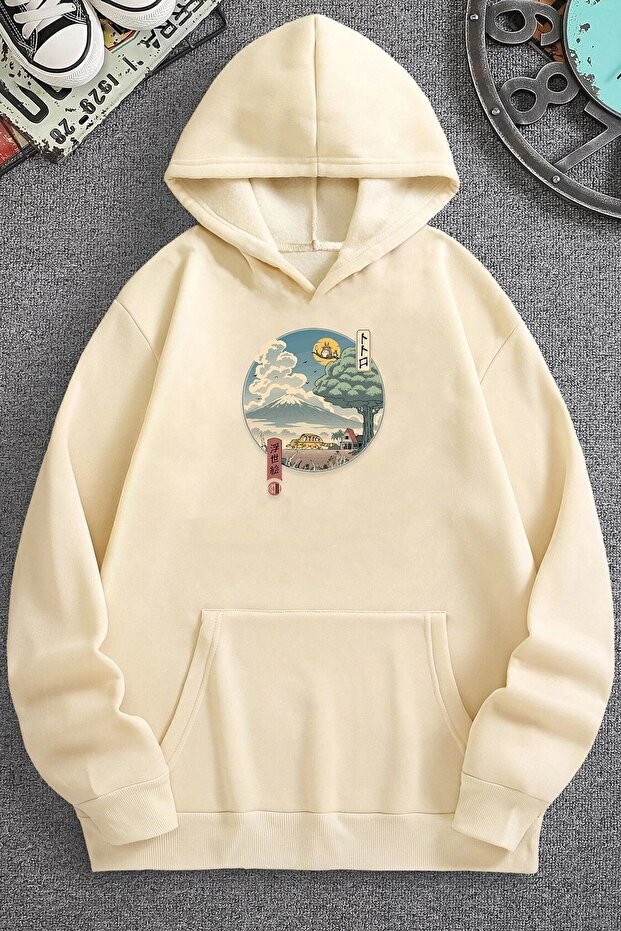 Unisex Neighbor's Ukiyo E Printed Sweatshirt