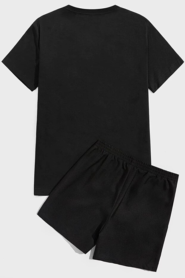 Kanagawa Oki Nami Ura Print Shorts Set