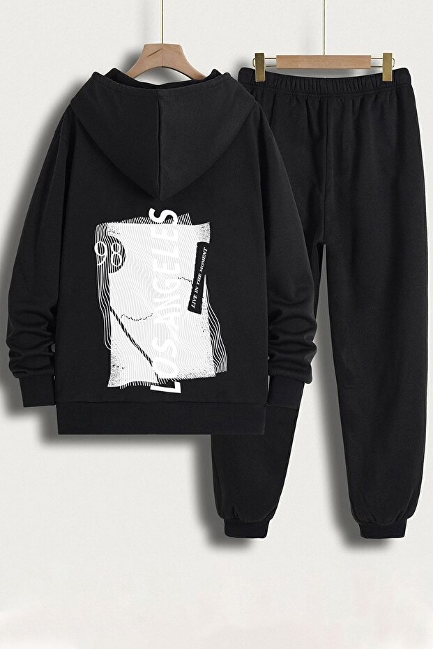 Unisex Live in The Moment Printed Tracksuit Set