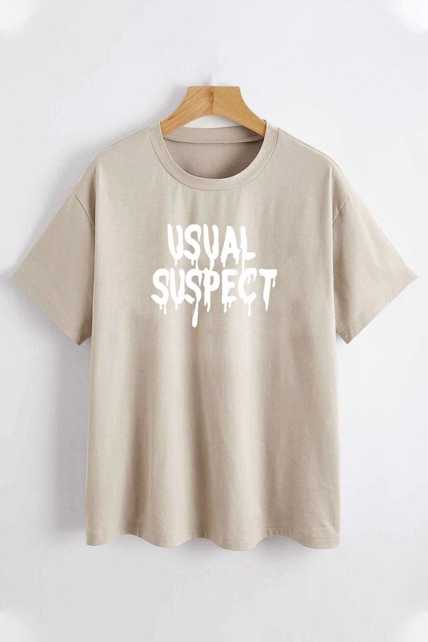 Unisex Suspect Design Tshirt