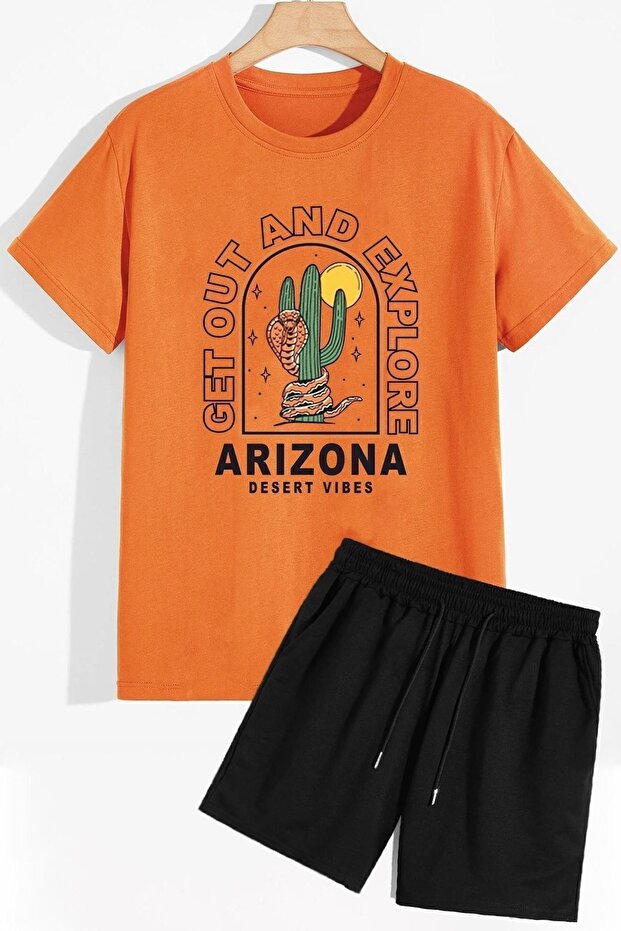 Arizona Shorts T-shirt Tracksuit Set