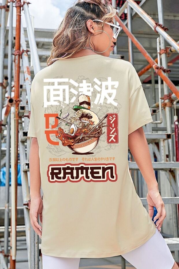 Unisex Ramen Printed T-shirt
