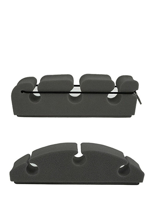 Dark Gray Aventik Magnetic Rod Holders Combo Pack 2 Designs In 1 Pack Magnetic Power Safe Holding St