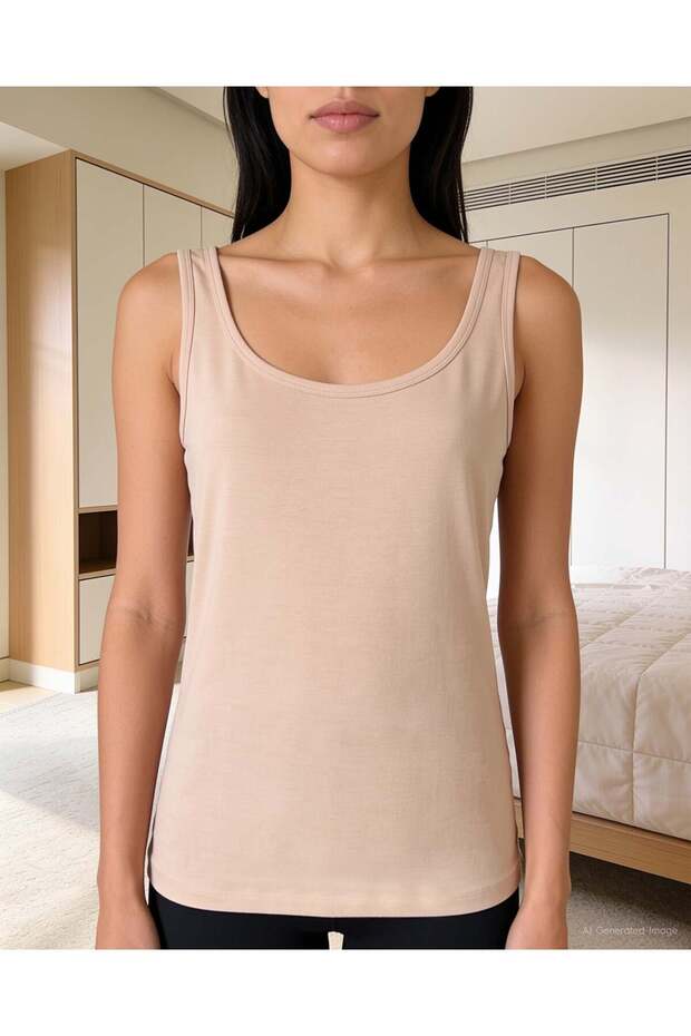 Women's Premium Lyocell Thick Strap Undershirt