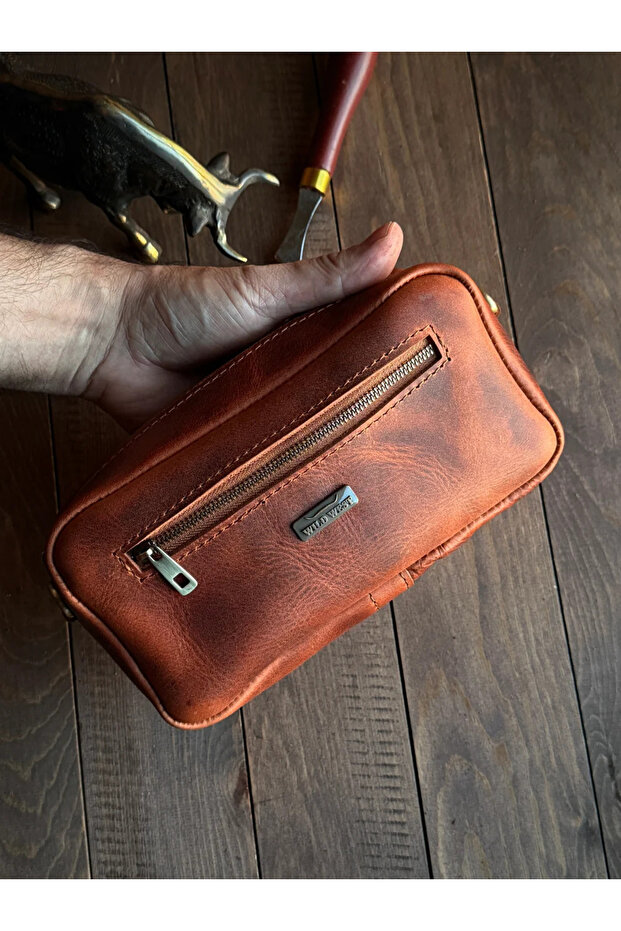 New Dopp Genuine Leather Men's Hand Bag.Birthday&Father's Day&Valentine's Day Gift