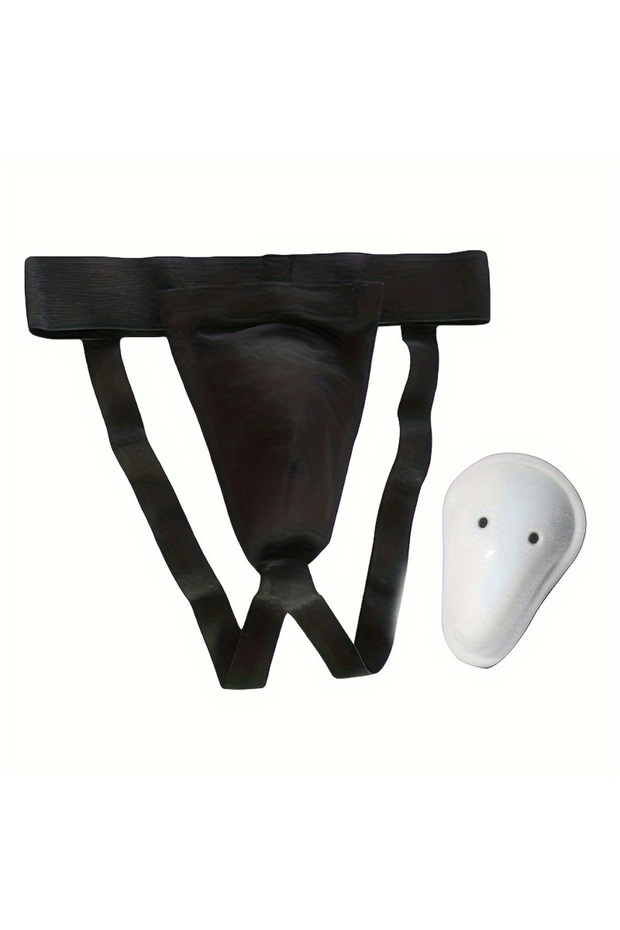 L black Boxing Martial Arts Specific Crotch Protection equipment