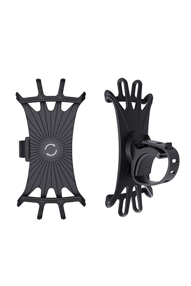 black Baby Stroller Accessories Mobile Phone Holder Rack Universal 360 Rotatable Baby Pram Cart Phon