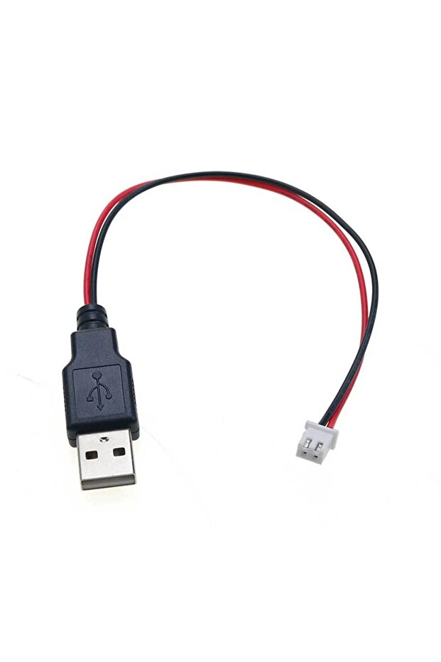 0.2M Male 1pcs USB 2.0 Male And Female Plug to XH2.54mm 2Pin Terminal Wire 2 Core Power Cable USB So