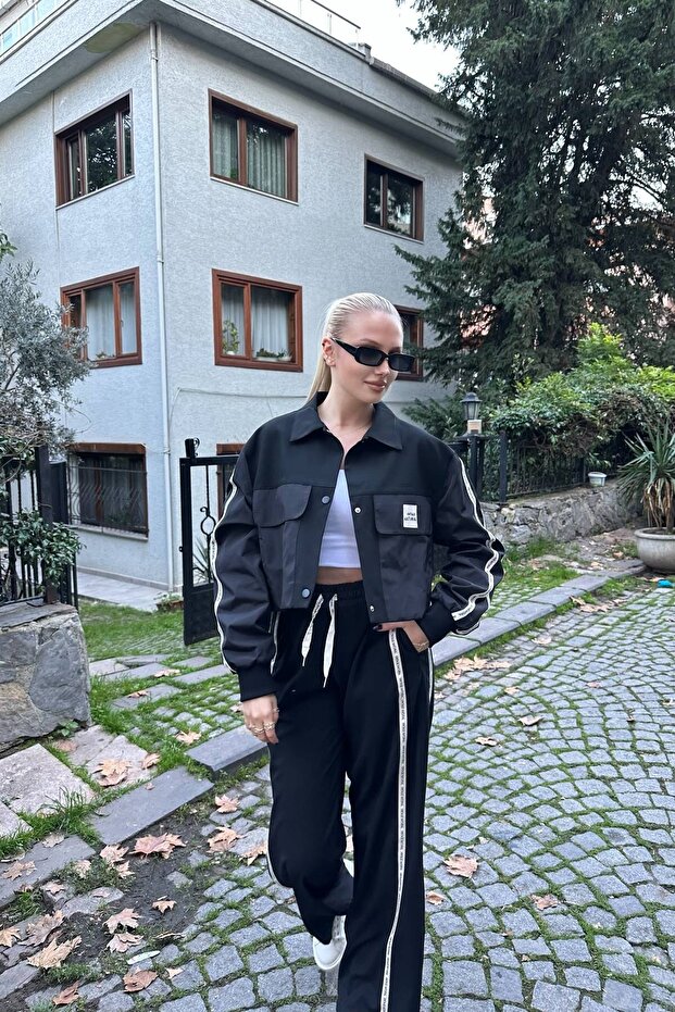 Pants with Striped Details (Not a Suit)