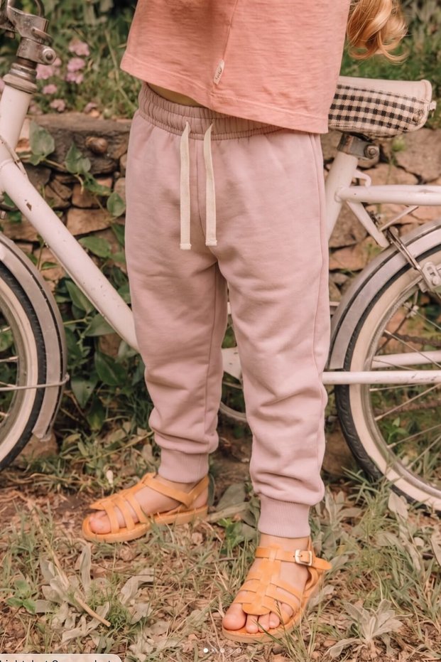 Basic Tracksuit 1-9 Years Powder Pink