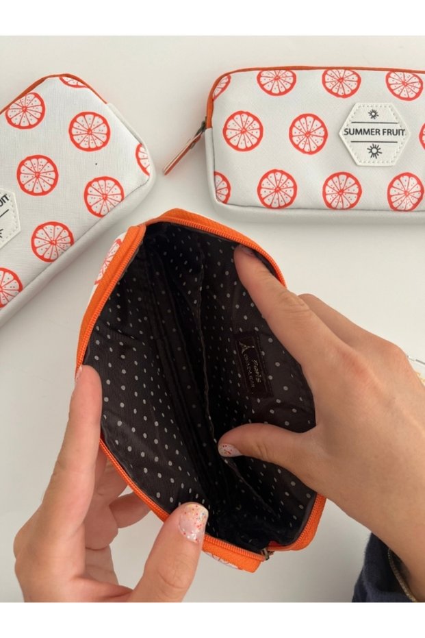 Orange Fruit Pencil Case