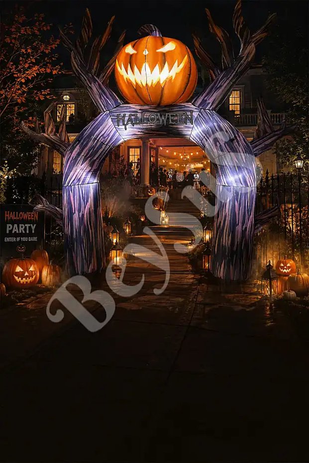 Halloween Halloween Written Door Tag