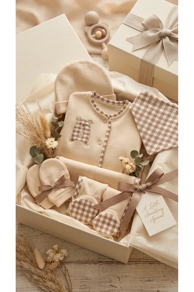 Babynova 0-3 Months 100% Cotton 5 Piece Baby Hospital Discharge Set