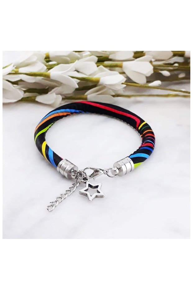 Silver Color Star Women's Retro Bracelet