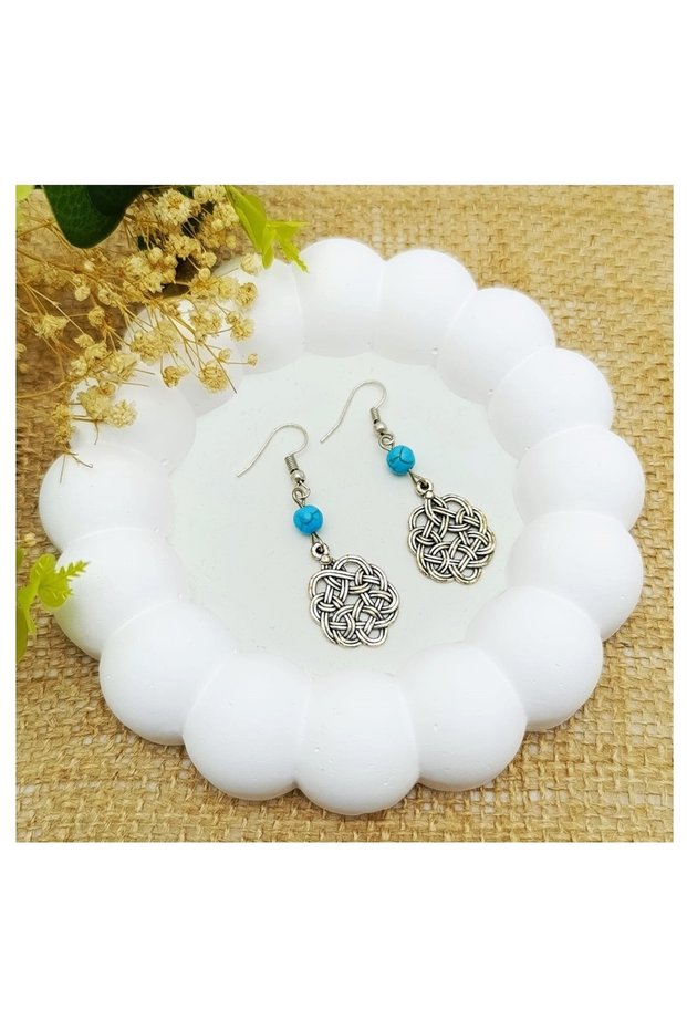 Turquoise Natural Stone Women's Earrings