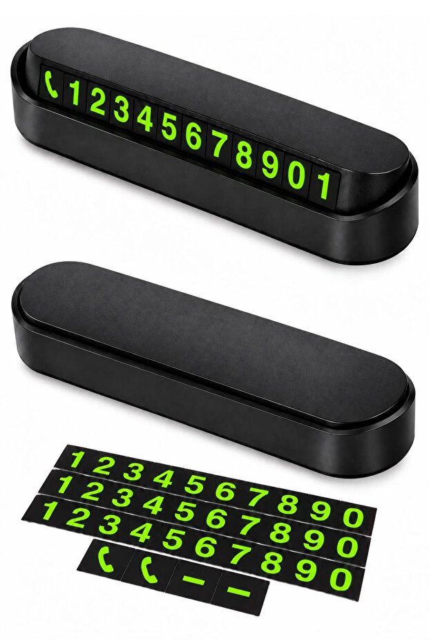 In-Car Parking Number Numbers Parking Phone Number Car Torpedo Windshield Mobile Phone Card
