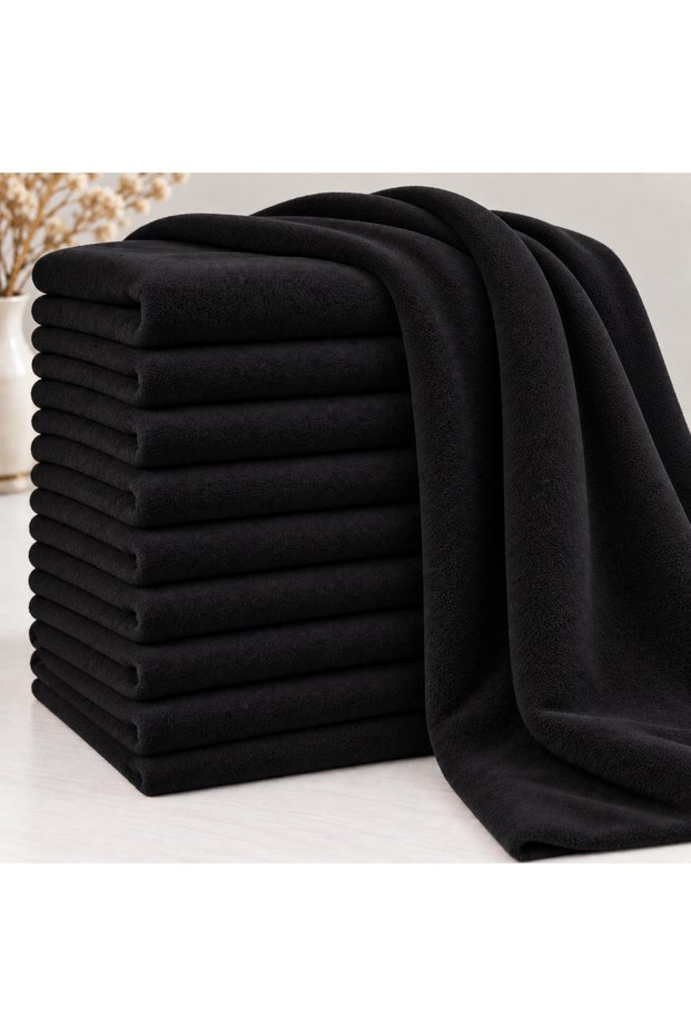 Polar Shawl 10 Pieces Thick Shawl Black 90cm * 180 cm