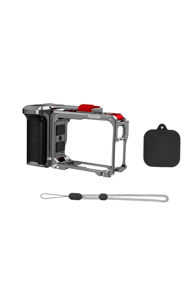 1SET Metal Cage Handle for Insta360 Ace Pro/Xplorer Shockproof Camera Case with Lens Cover Street Sp