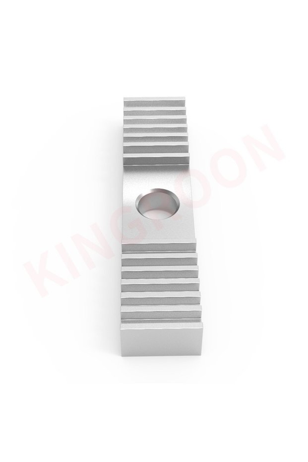10PCS 1-10pcs Reprap DIY GT2 Timing Belt Fixing Piece Aluminum Alloy Tooth Pitch 2mm Clamp Fixed Cli