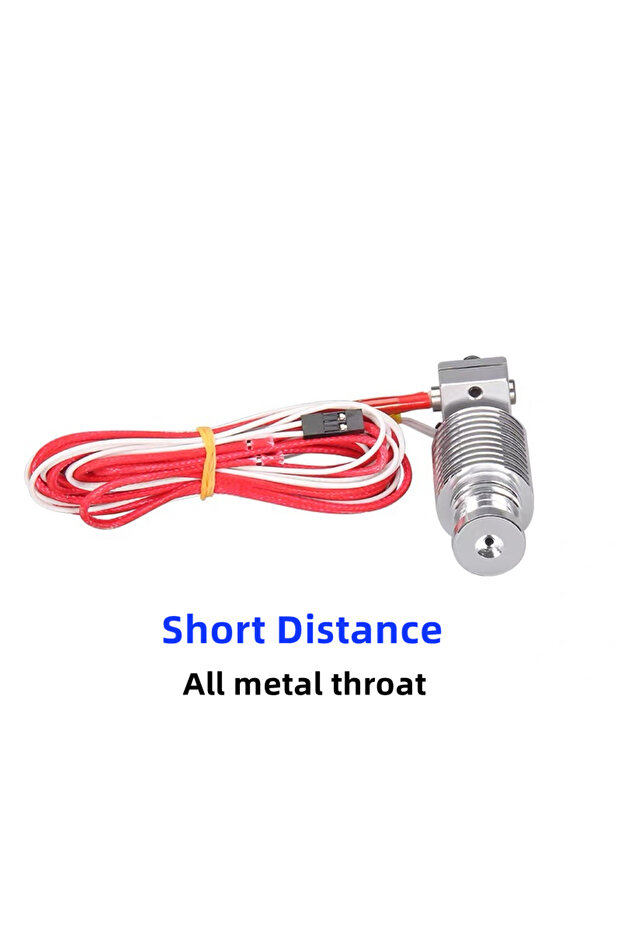24V 1.75mm Short all metal E3D V6 Hotend Kit 12V 24V 0.4MM Nozzle J-Head For 1.75mm Filament Bowden/