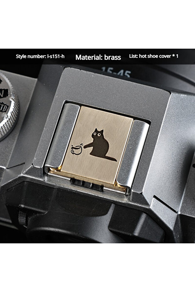 L-S151-H Pure Copper Camera Hot Shoe Cover Suitable for Fuji XT30II XS20 XS10 XPro3 X100VI Micro Sin