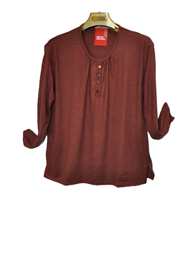 Women's Woolen Peach Cotton with Elasticated Sleeves