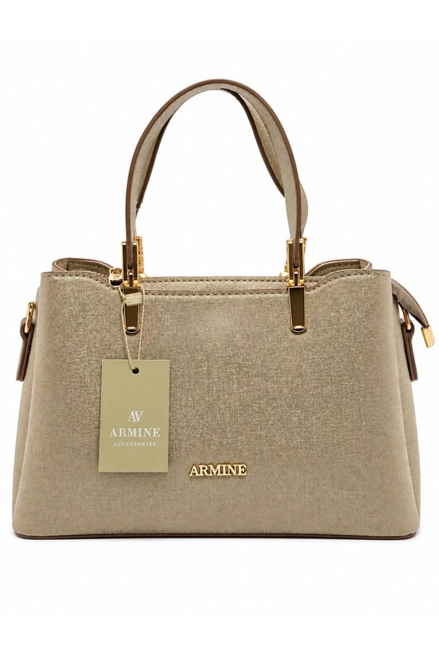 Women's Daily Shoulder and Hand Bag - Double Compartment Zippered Crossbody Bag